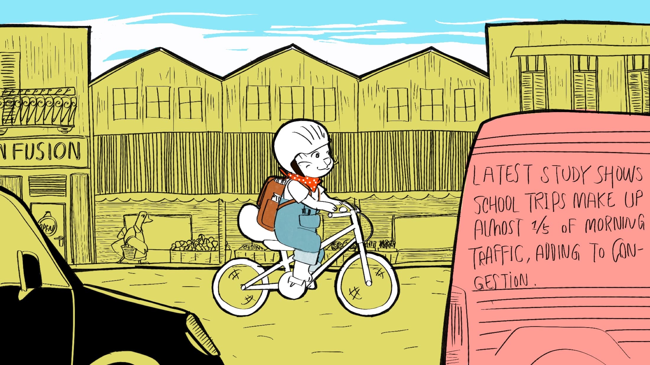 Cycle to School Awareness Campaign project cover