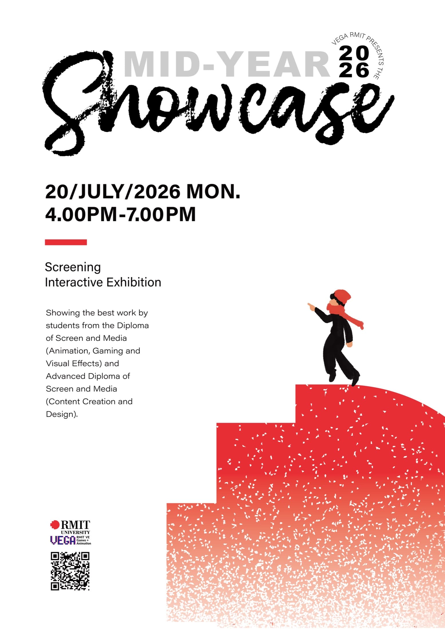 RMIT Mid-Year Showcase Identity process image 1