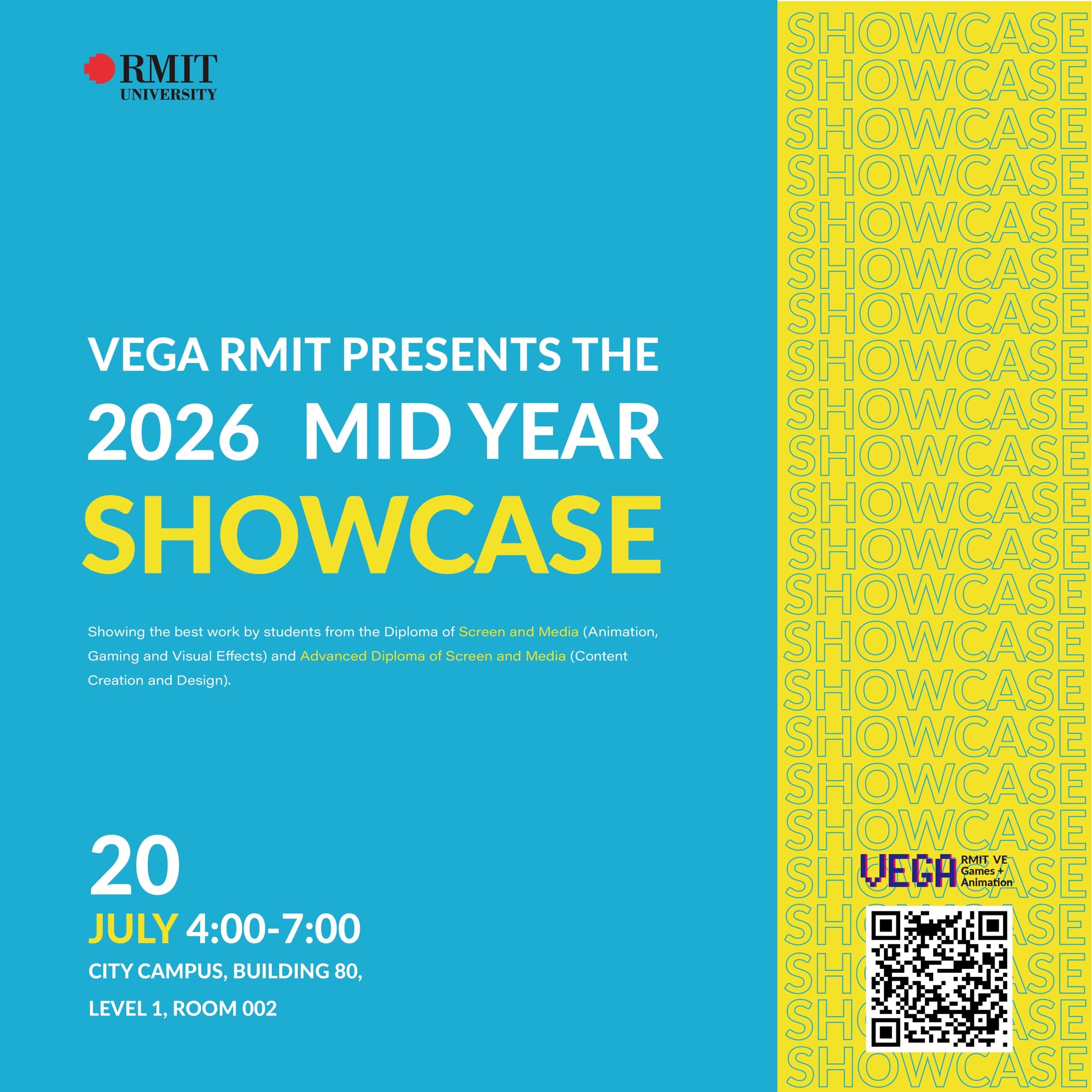 RMIT Mid-Year Showcase Identity process image 3